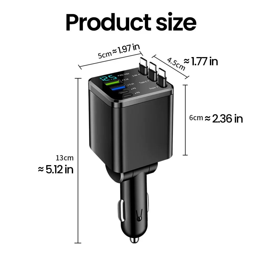 7-in-1 Car Fast Charging Adapter