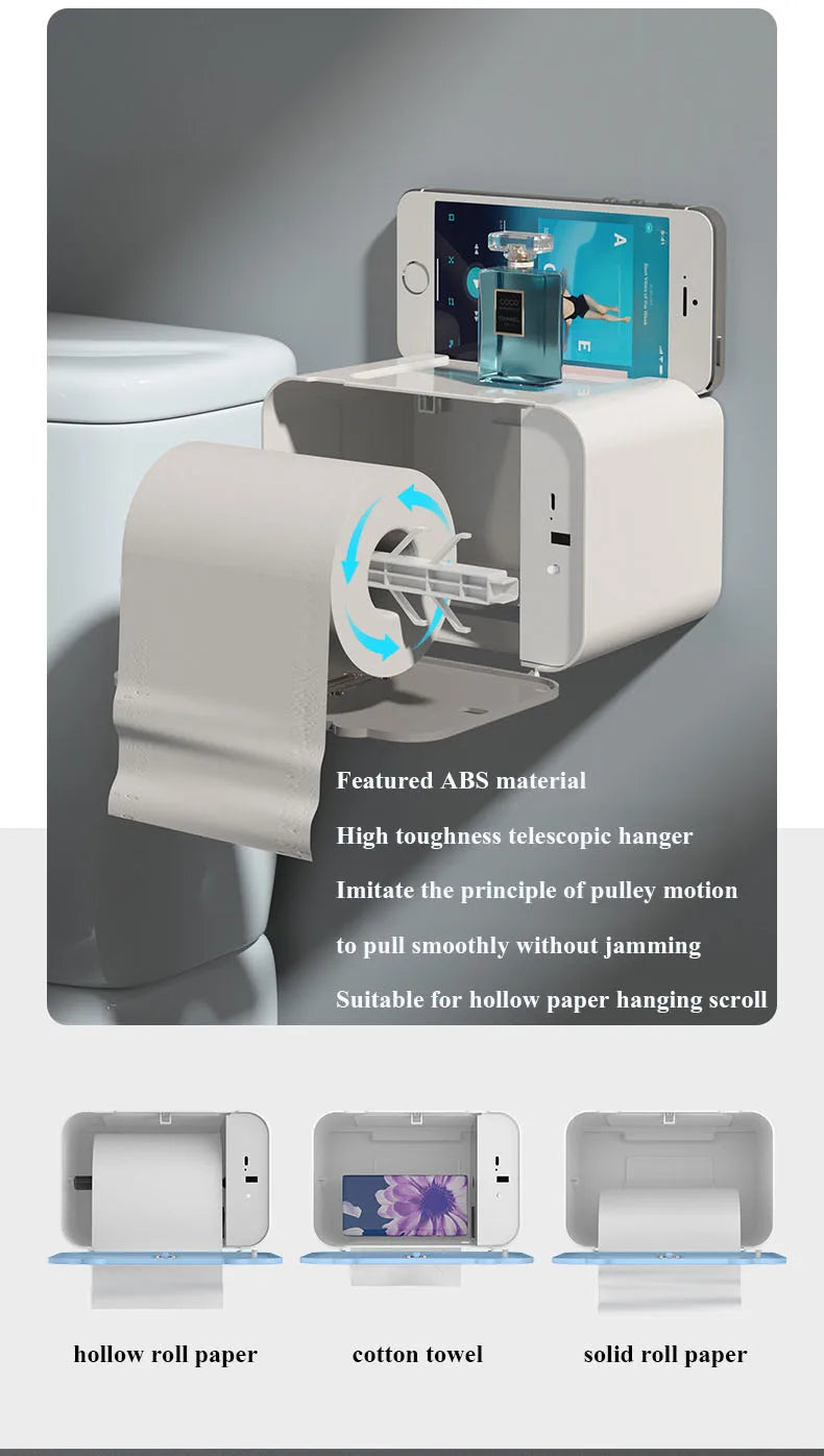 Wall-Mounted Smart Automatic Tissue Dispenser