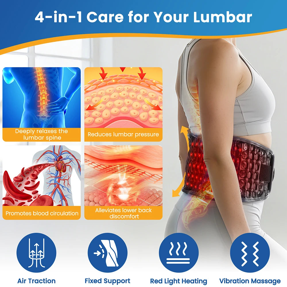Inflatable Lumbar Pain Relief Belt