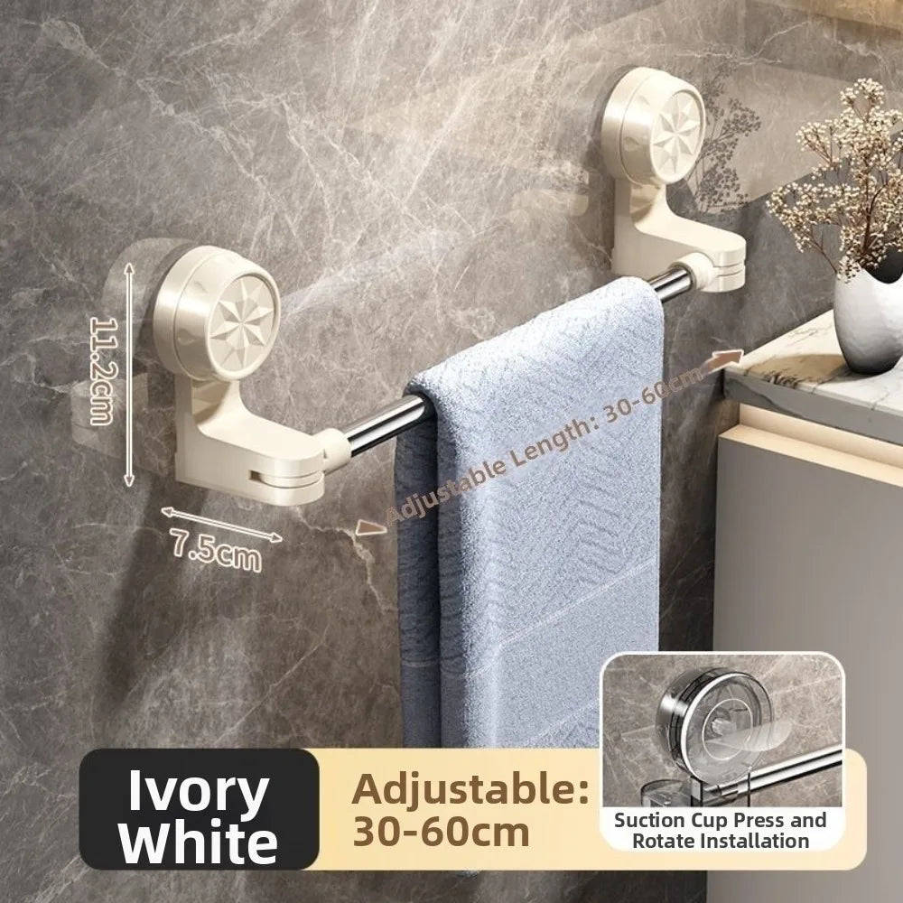 Expandable Suction Cup Wall Storage Rack