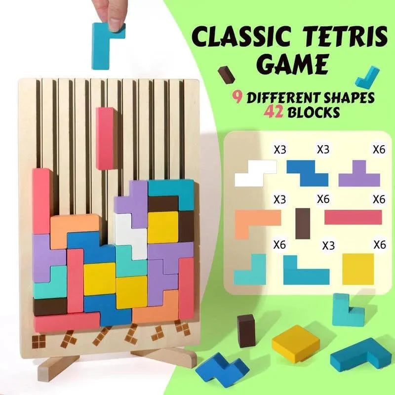 Classic Family Wooden Puzzle Game
