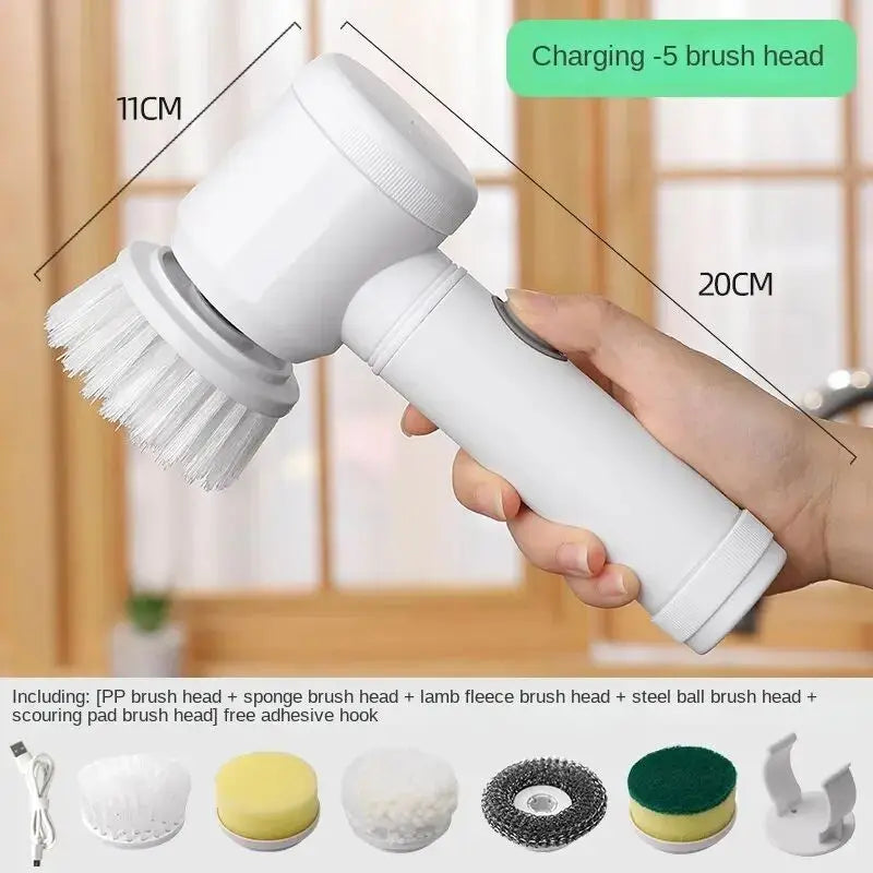 Multi-functional Wireless Electric Scrubber