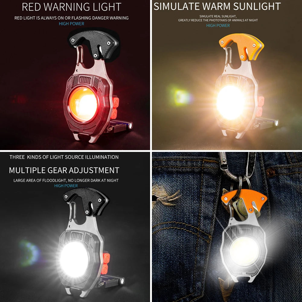 Multifunctional Keychain LED Lamp