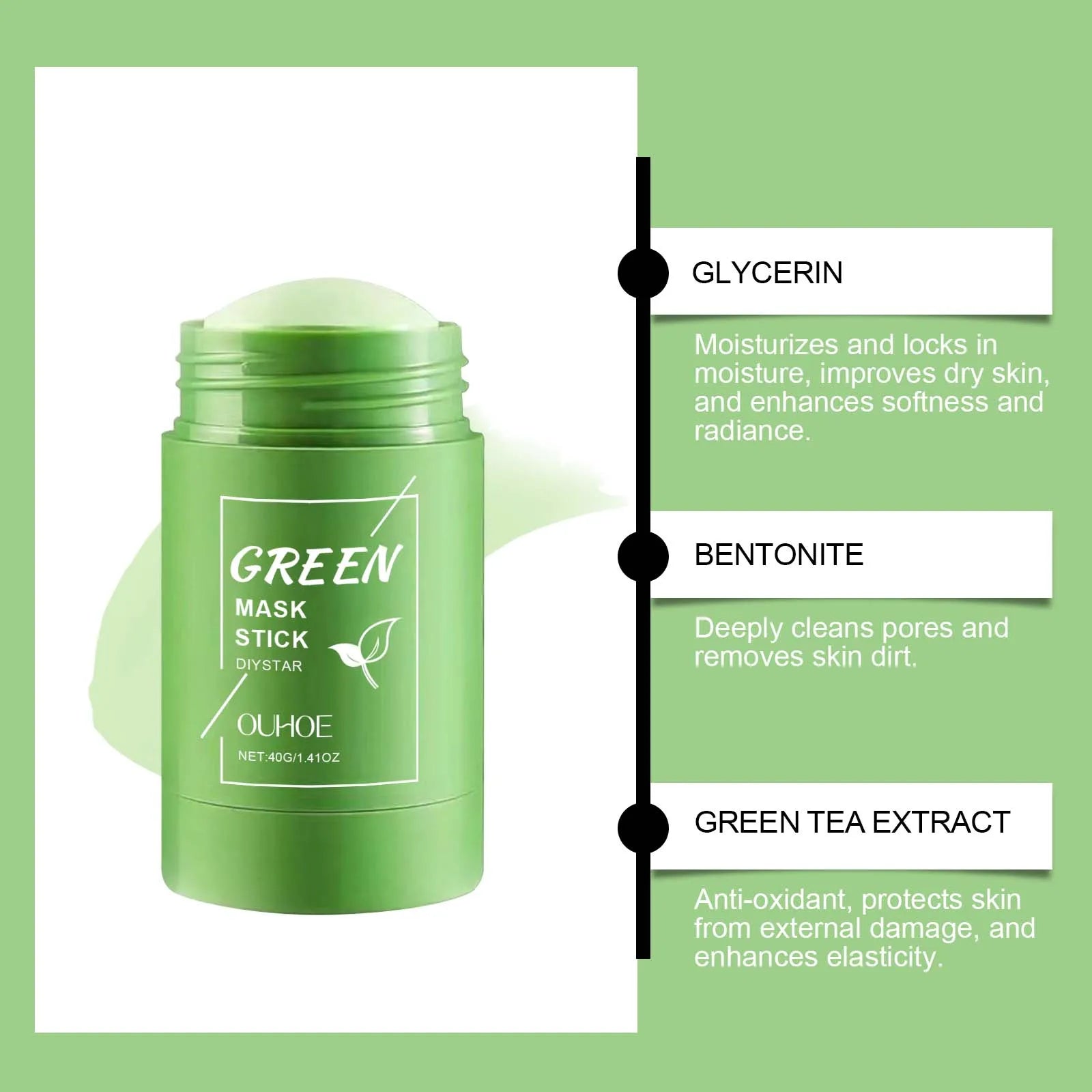 Green Tea Blackhead Remover Mask