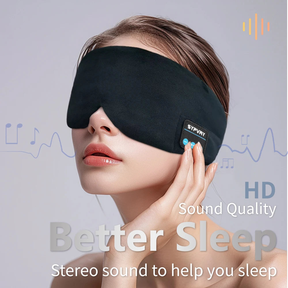 Eye Mask With Bluetooth Headphones