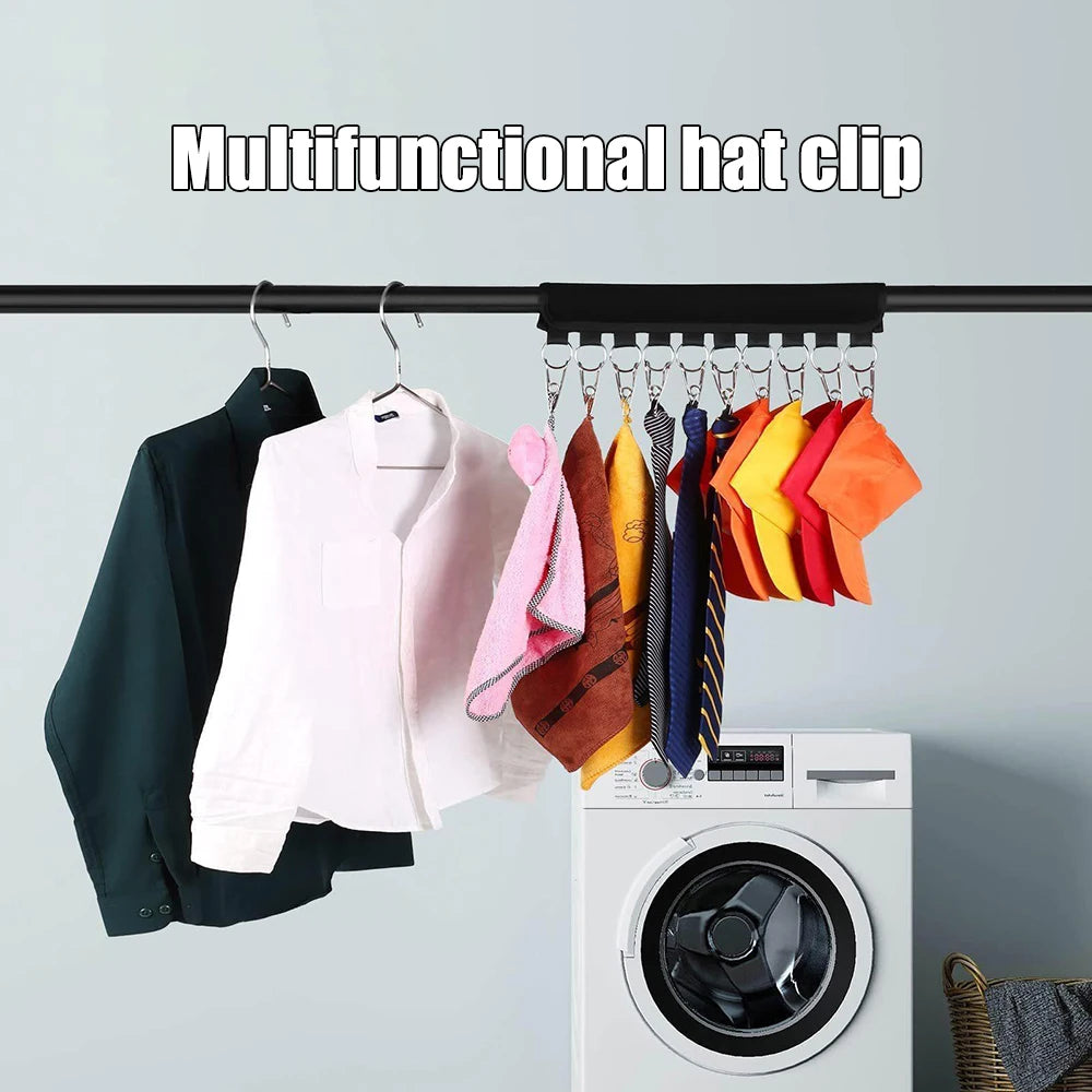 10 Clip Multifunctional Clothes And Hat Clip