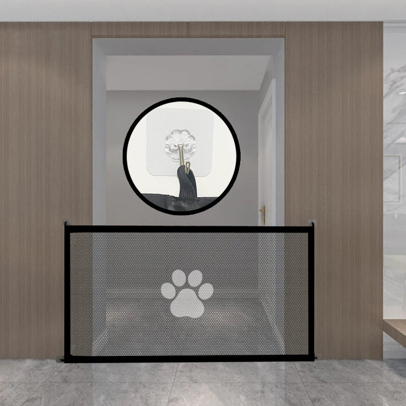 Retractable Mesh Safety Gate for Pets & Babies