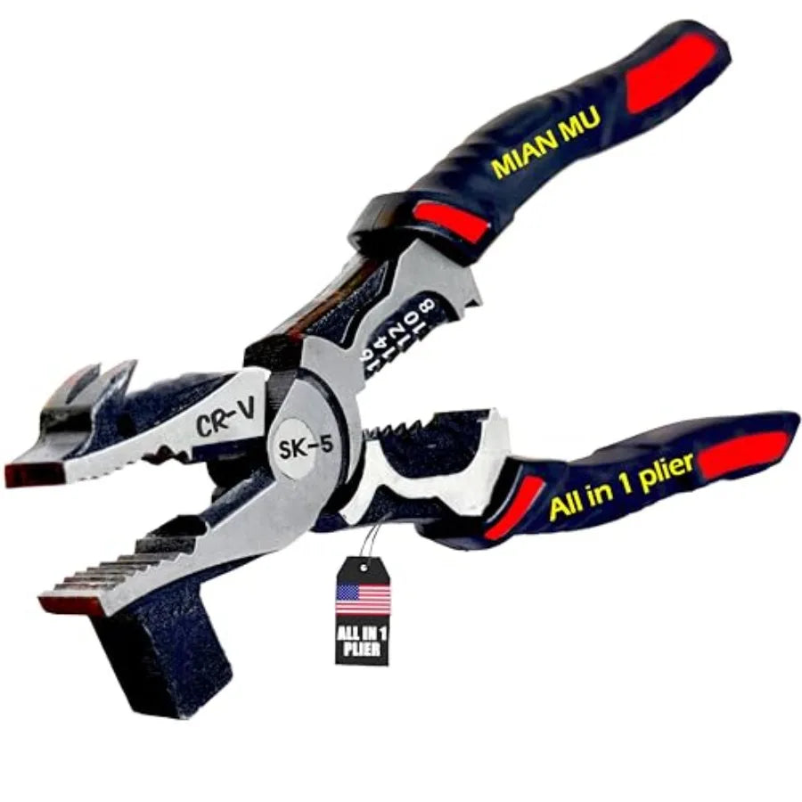 5 in 1 Multifunctional Electrician Plier Wire Cutter - Shipping to USA only