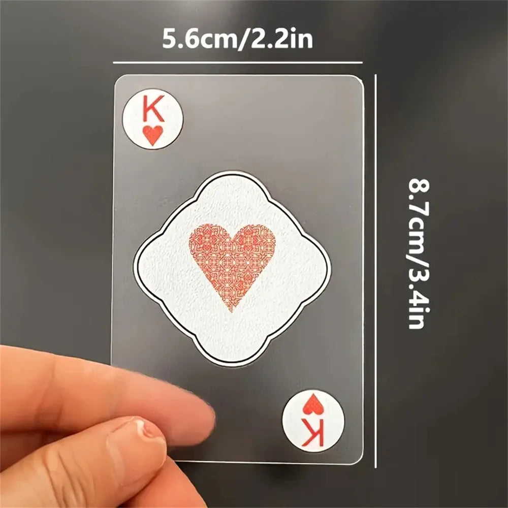 Waterproof Transparent Playing Cards