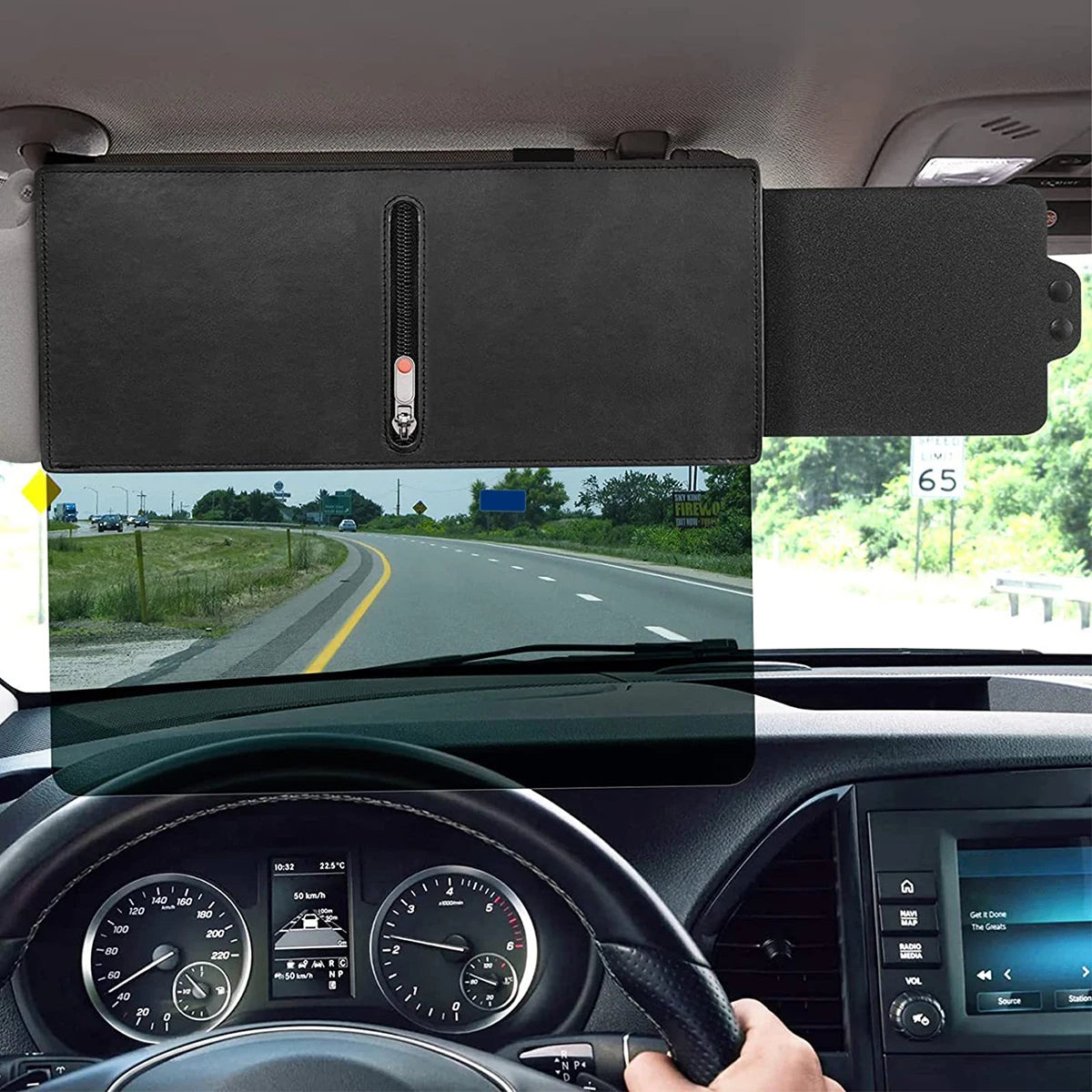 Polarized Anti-Glare Sun Visor