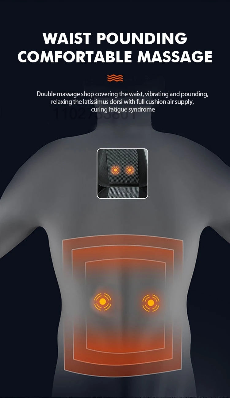 2 in 1 Car Chill & Massage seat cover