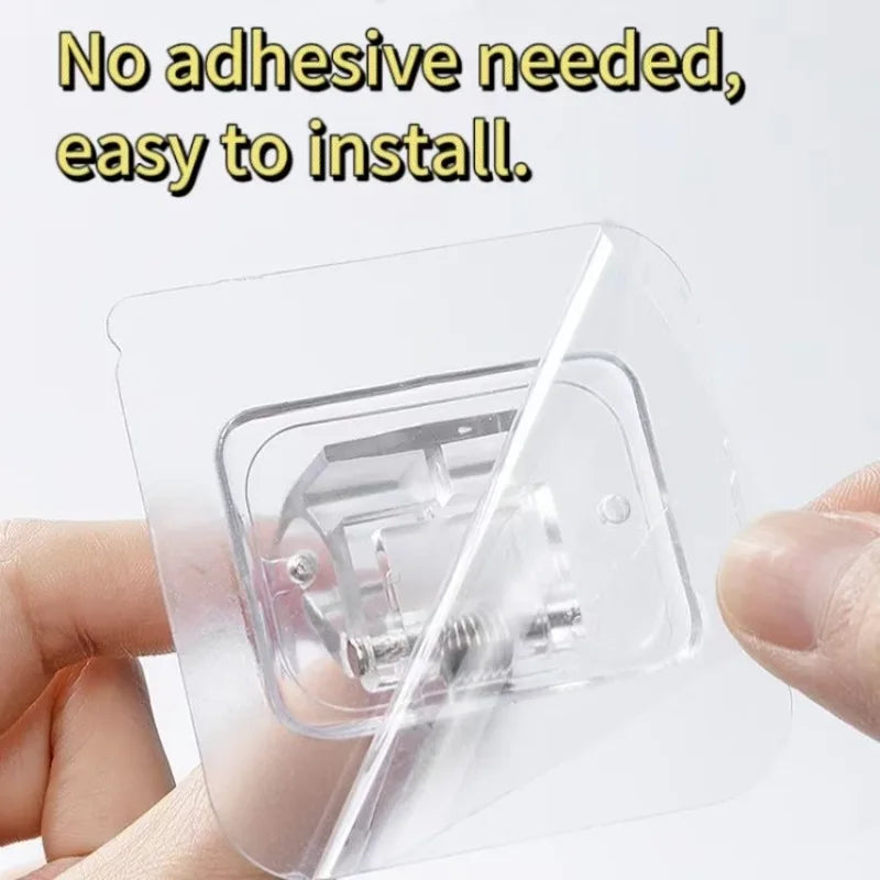 Adjustable Curtain Rod Wall Hooks