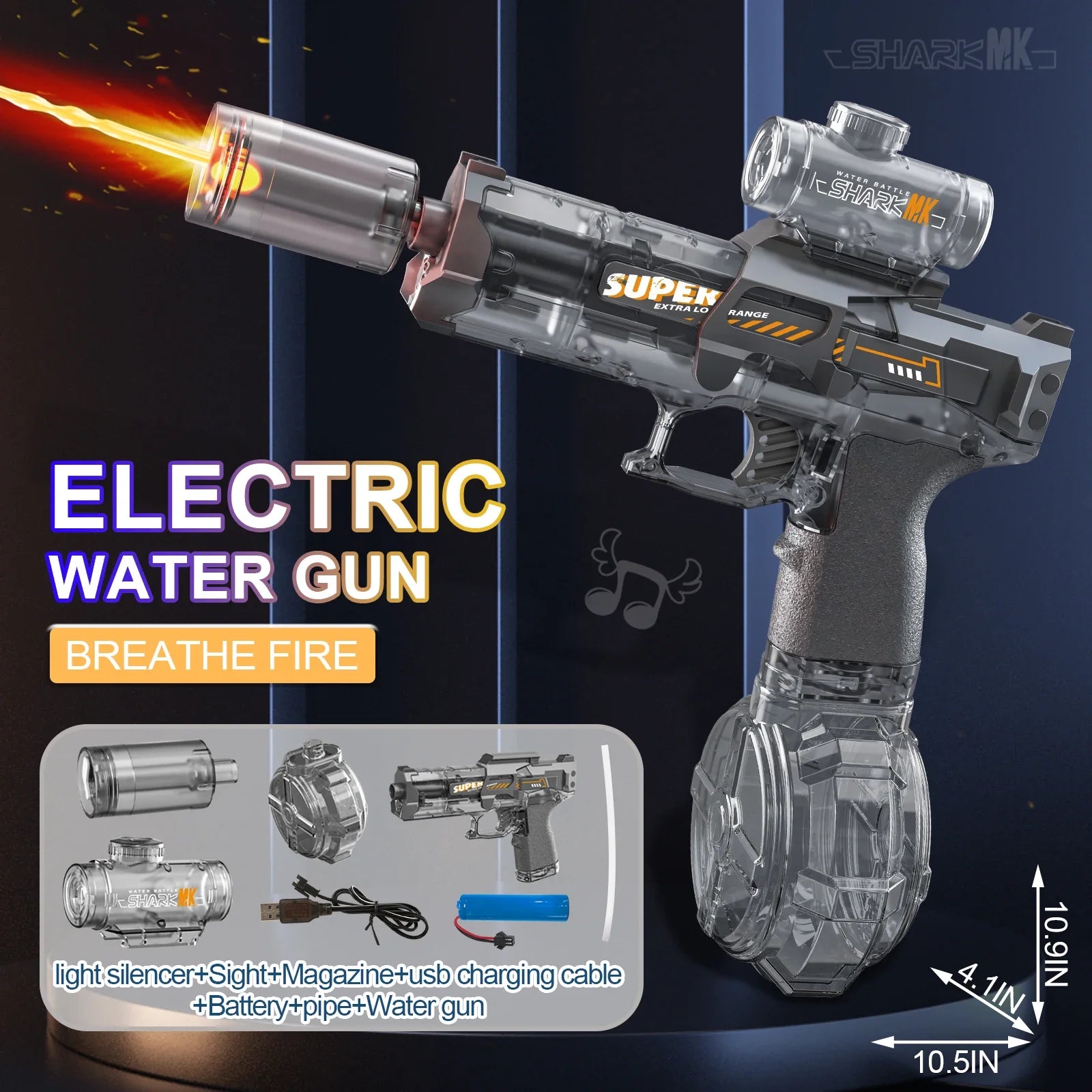 Led Automatic Water Gun