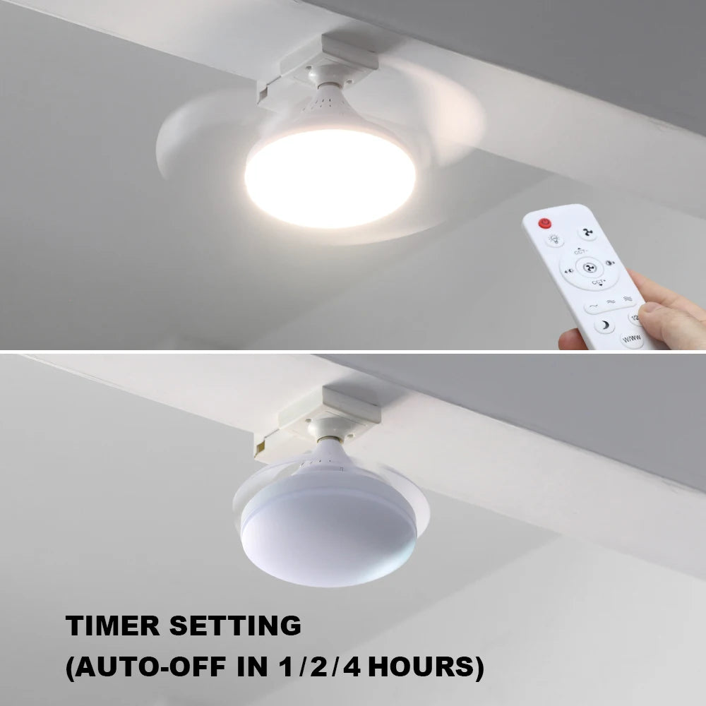 RC 2 in 1 Invisible Blade Ceiling Fan Light