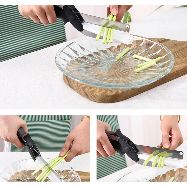 2 in 1 Scissors with Cutting Board