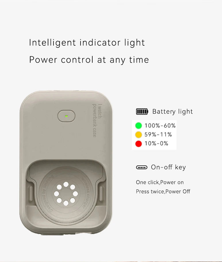 Wireless Apple Watch On-The-Go Charger