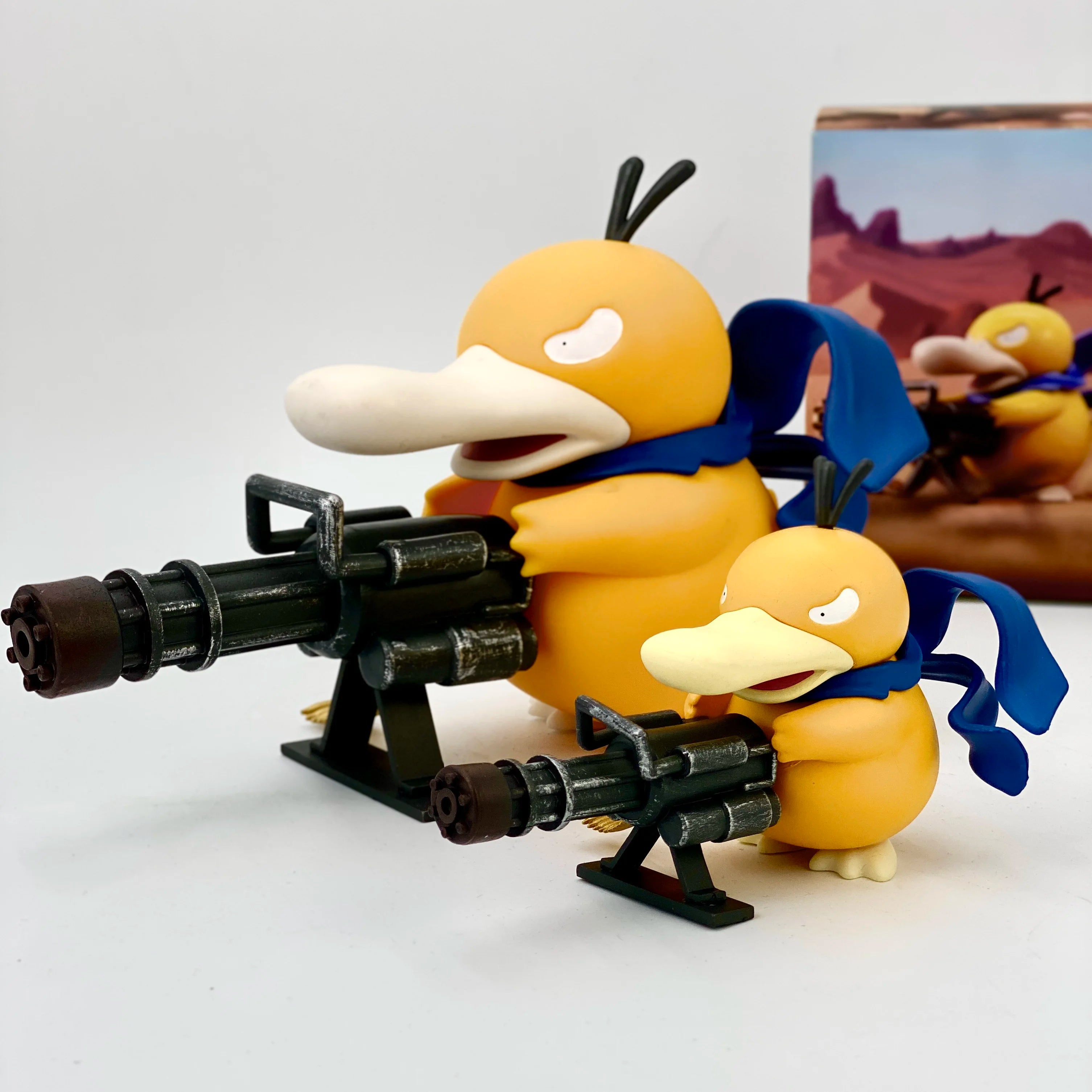 Psyduck Gatling Gun Figure Toy