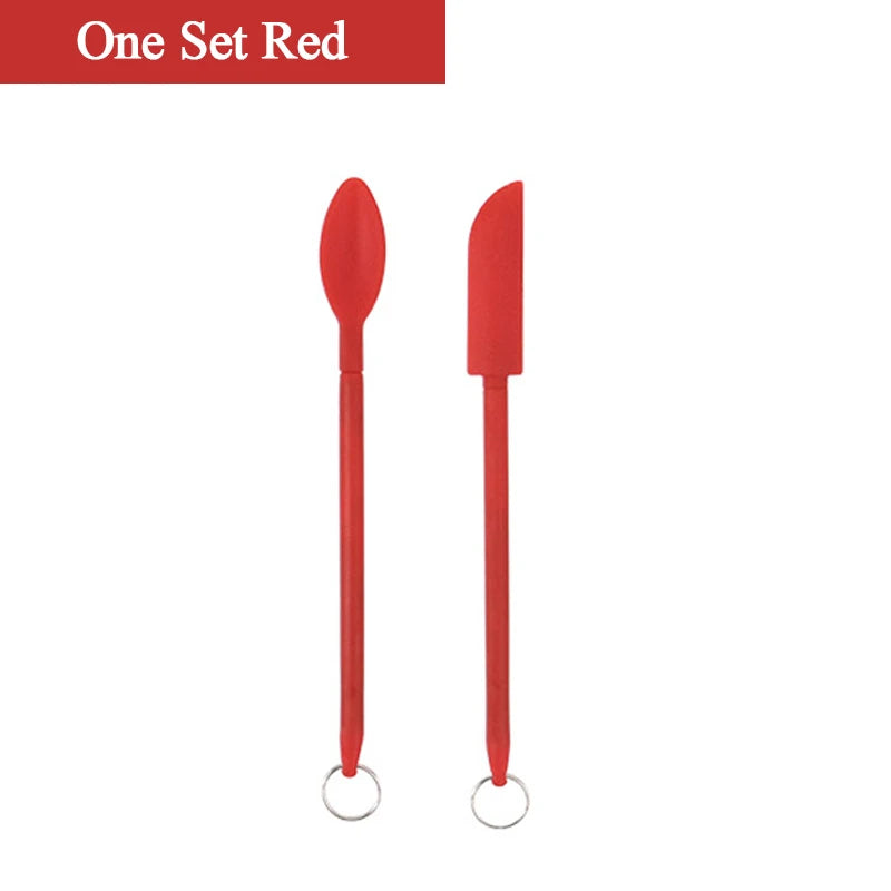 Retractable Silicone Scraper Spoon
