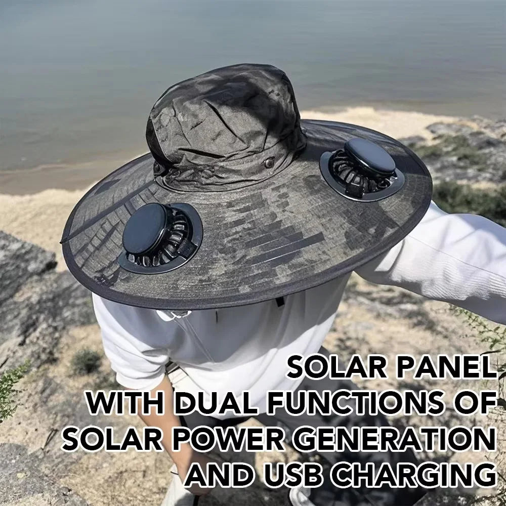 Solar Fan Bucket Hat