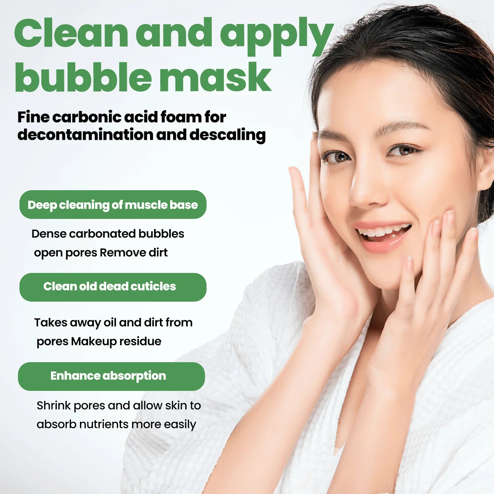 Moisturizing Carbonated Bubble Blackheads Removal