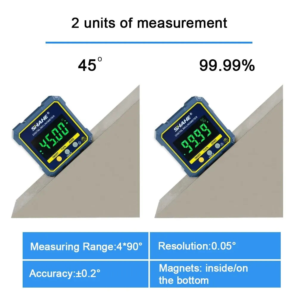 Magnetic Digital Laser Angle Ruler