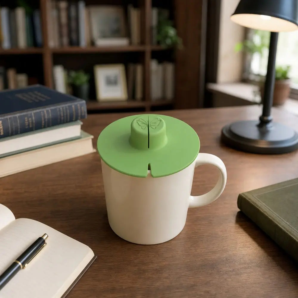 2-in-1 Silicone Mug Lid & Tea Bag Holder