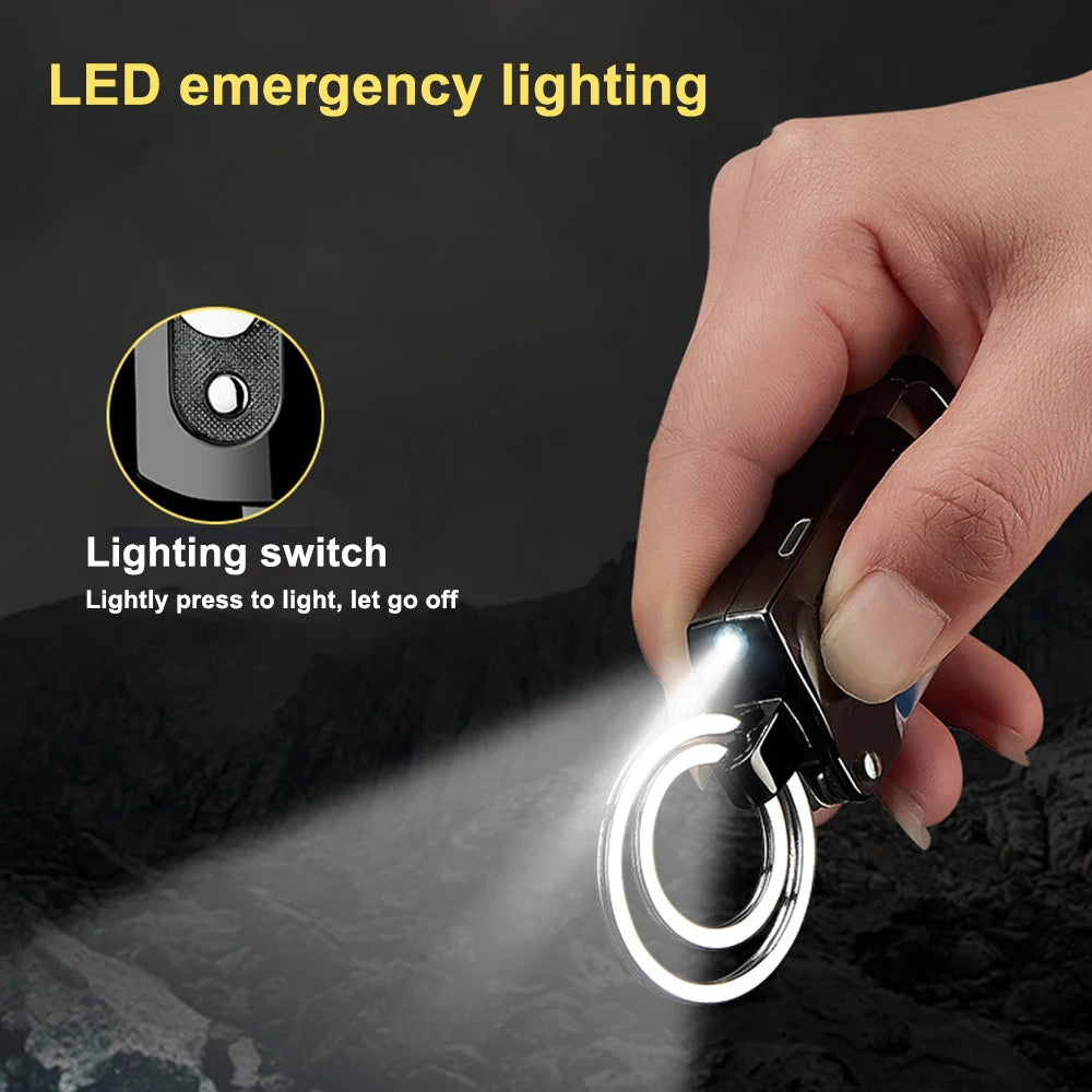 Multifunctional keychain lighter