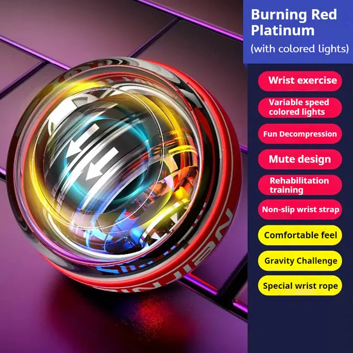 LED Wrist Strengthening Gyro Ball