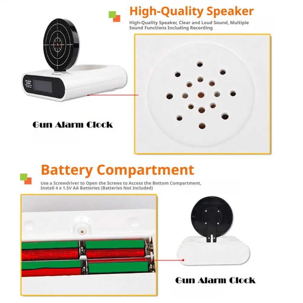 Target Digital LED Alarm Clock