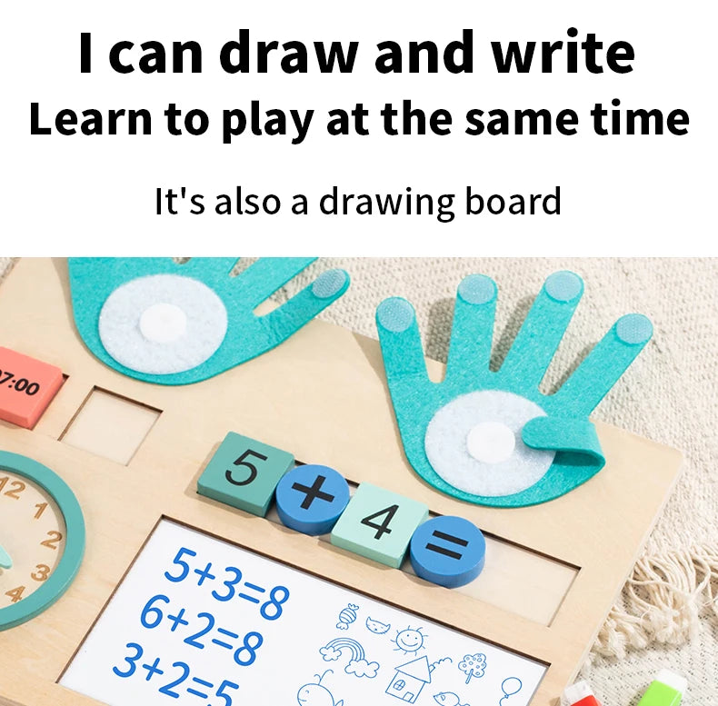 Montessori Time & Math Learning Aid