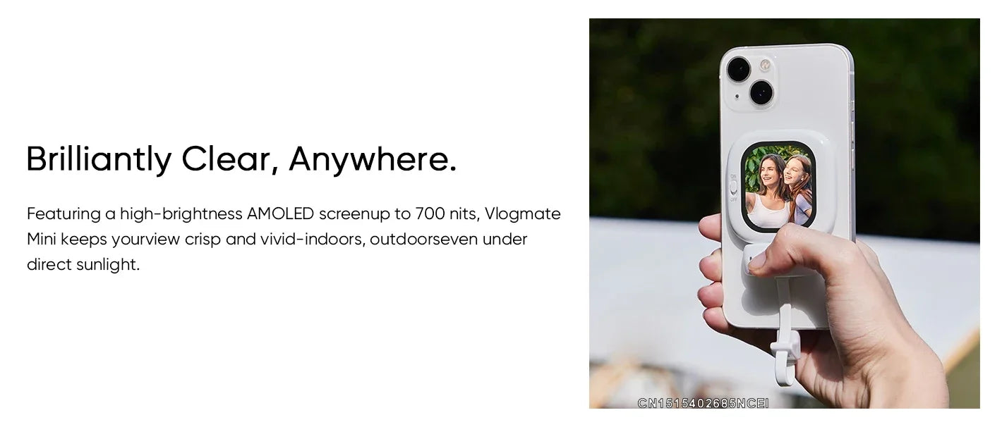 RC Magnetic Selfie iPhone Monitor Screen