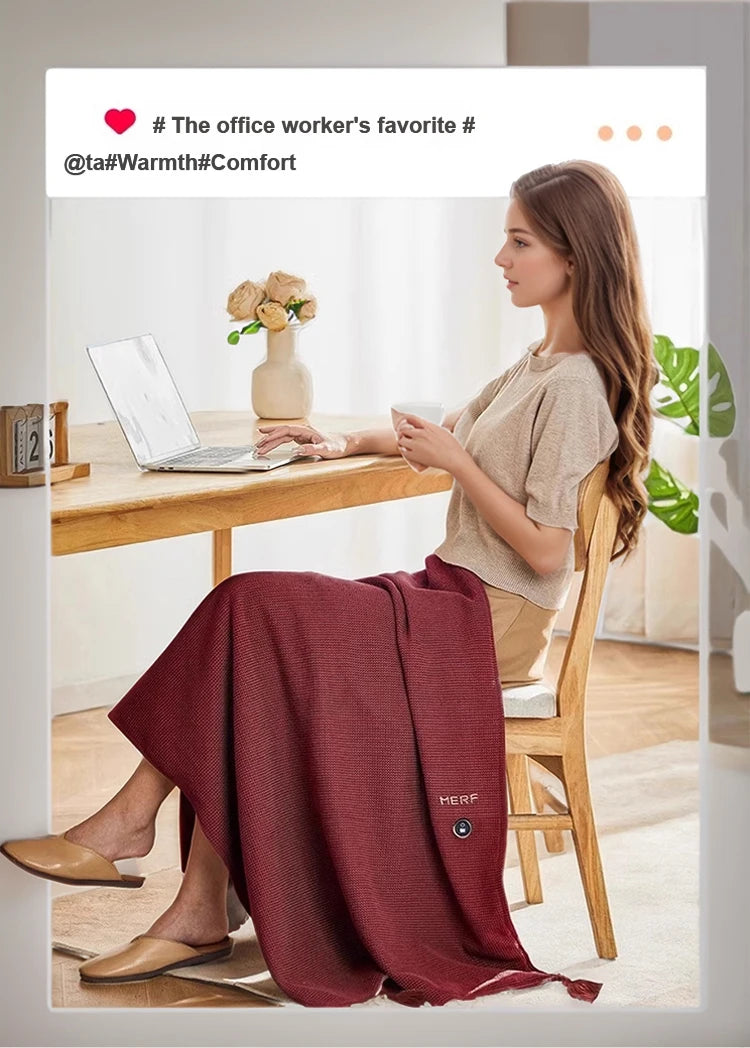 Wearable USB Electric Heated Blanket