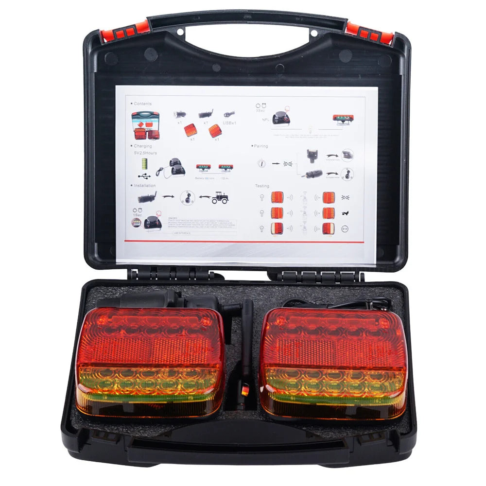 Magnetic Wireless LED Trailer Light 2PCS