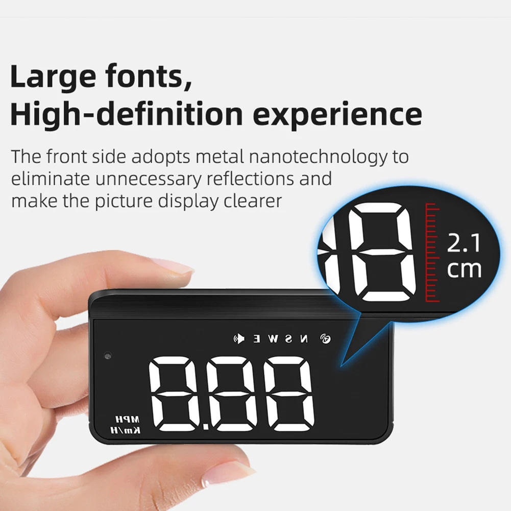 Car Windshield HUD Speedometer Projector