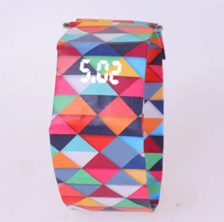 Trendy Wrap Digital Paper Watch