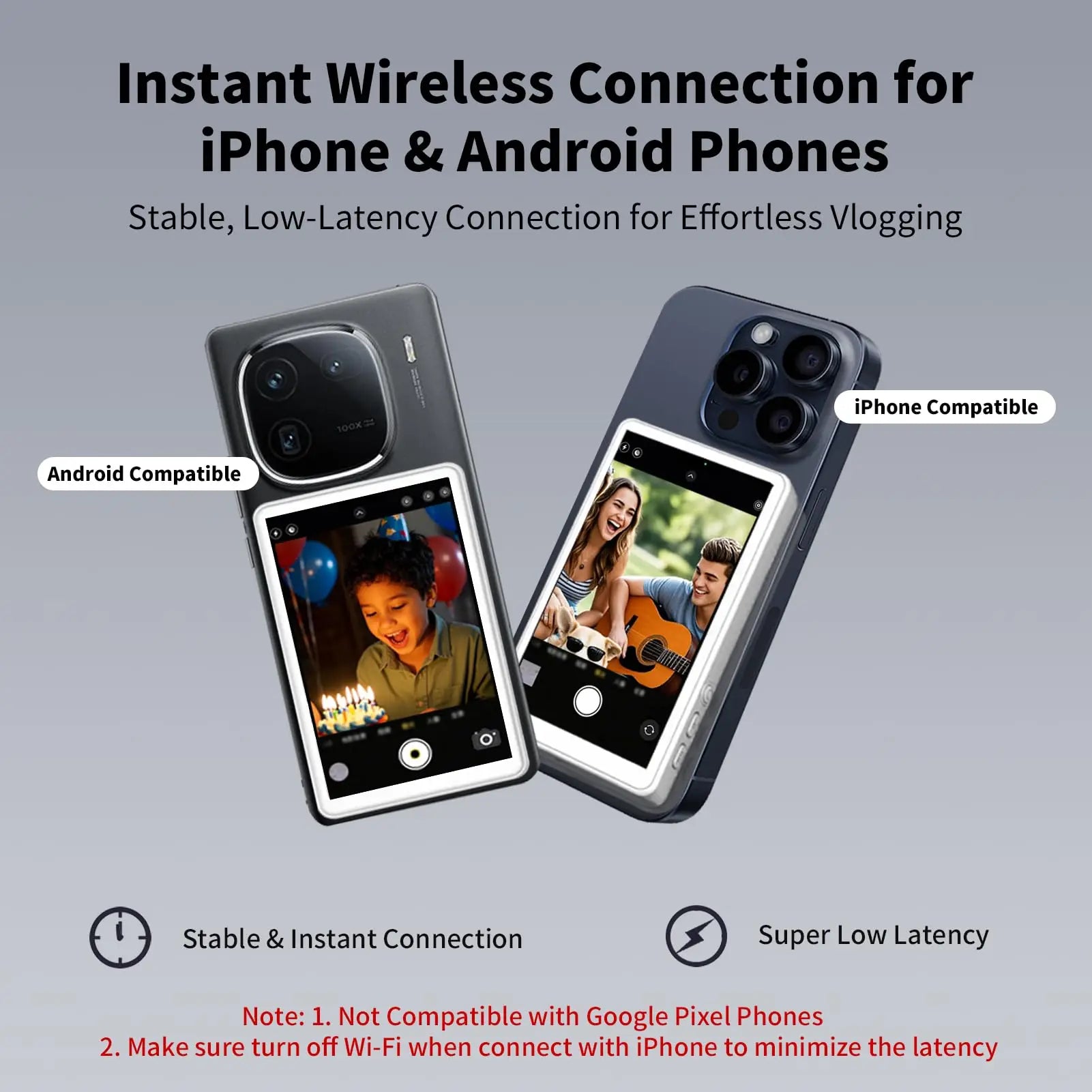 Magnetic Selfie Mirror For Rear Phone Camera