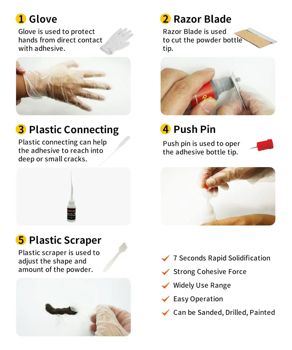 Instant Quick Fix Super Glue