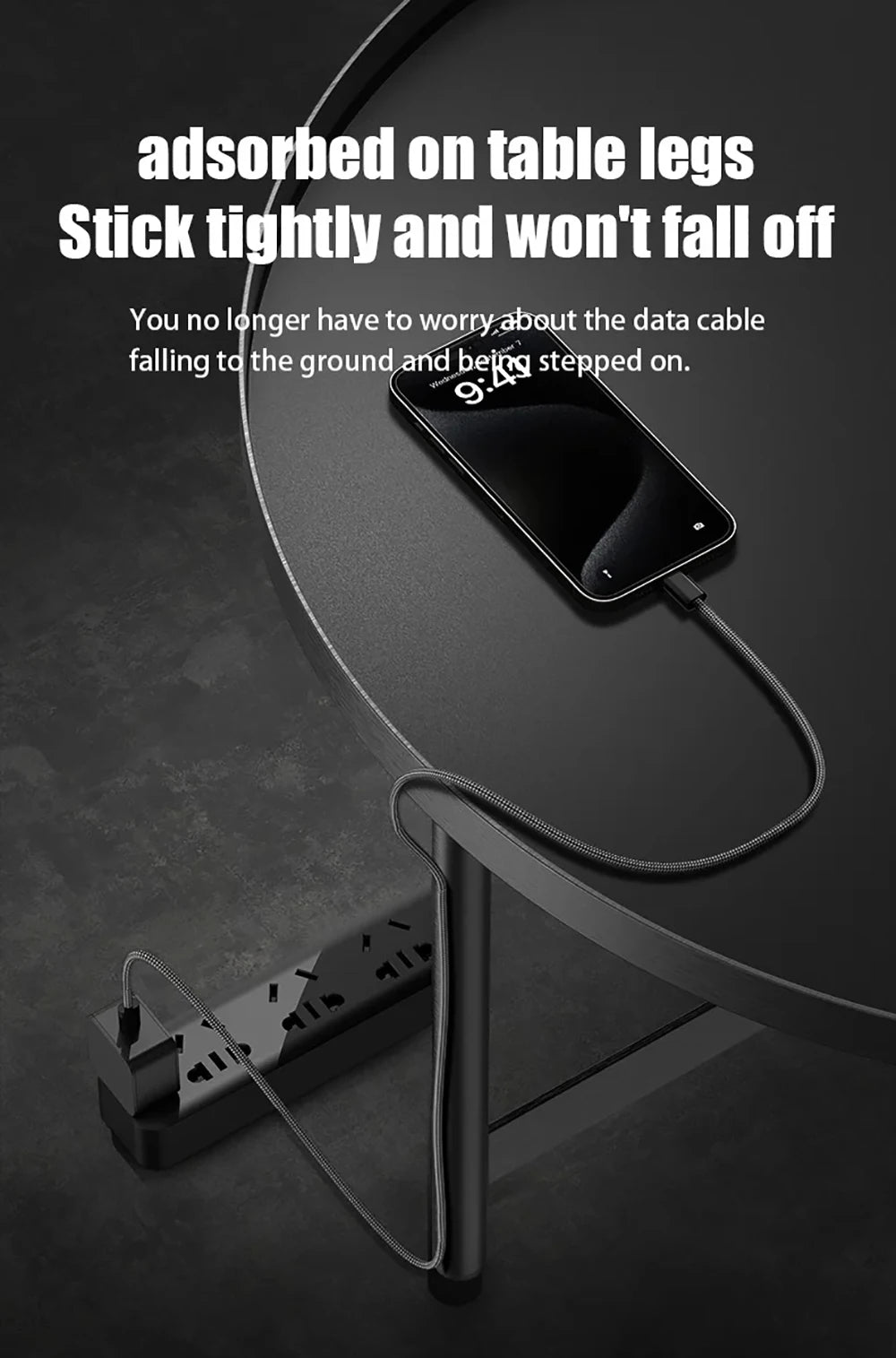 Magnetic Retractable Fast Charging Data Cable