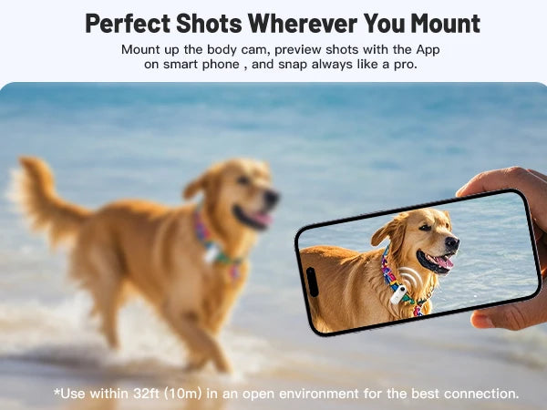 HD WiFi Wearable Action Body Cam