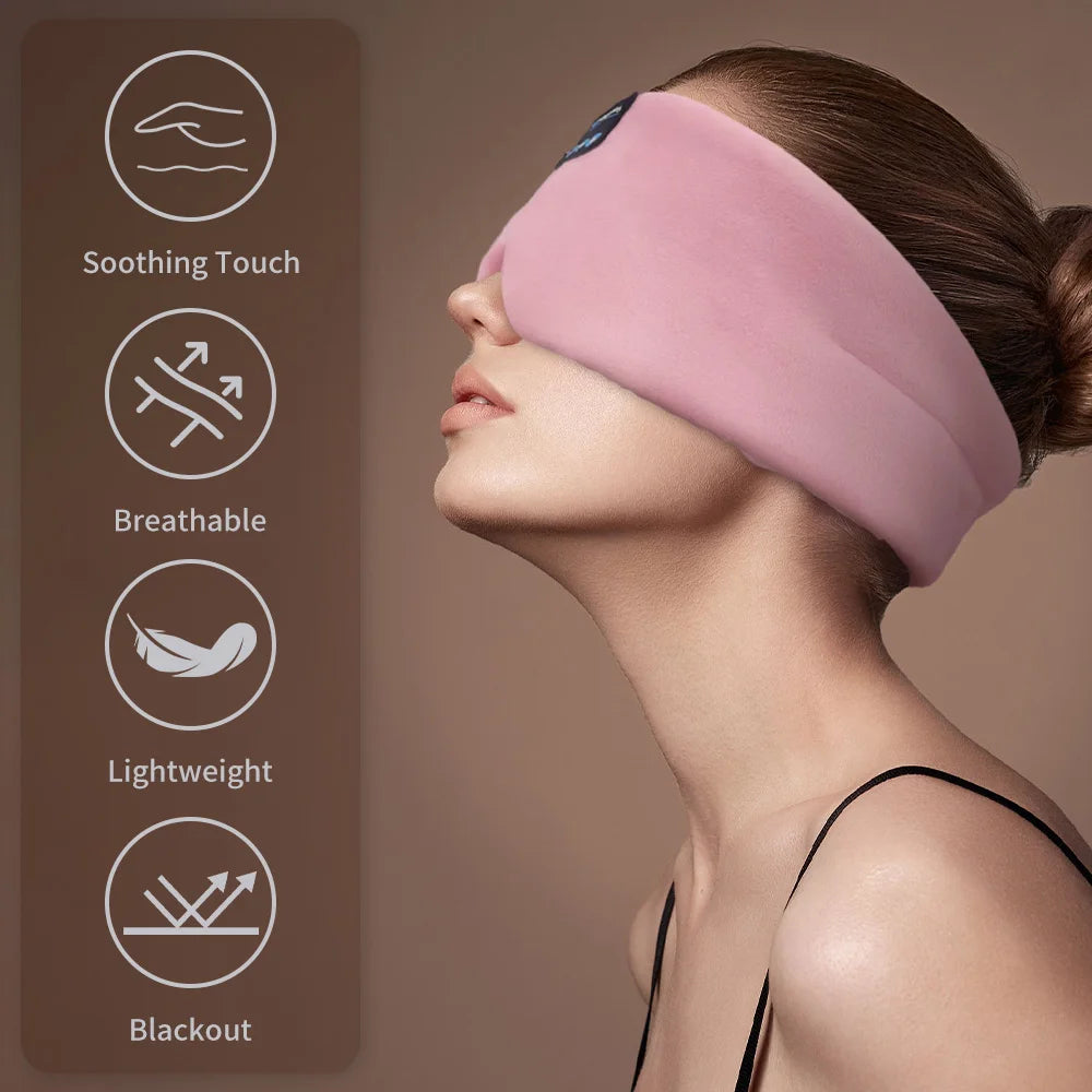 Eye Mask With Bluetooth Headphones