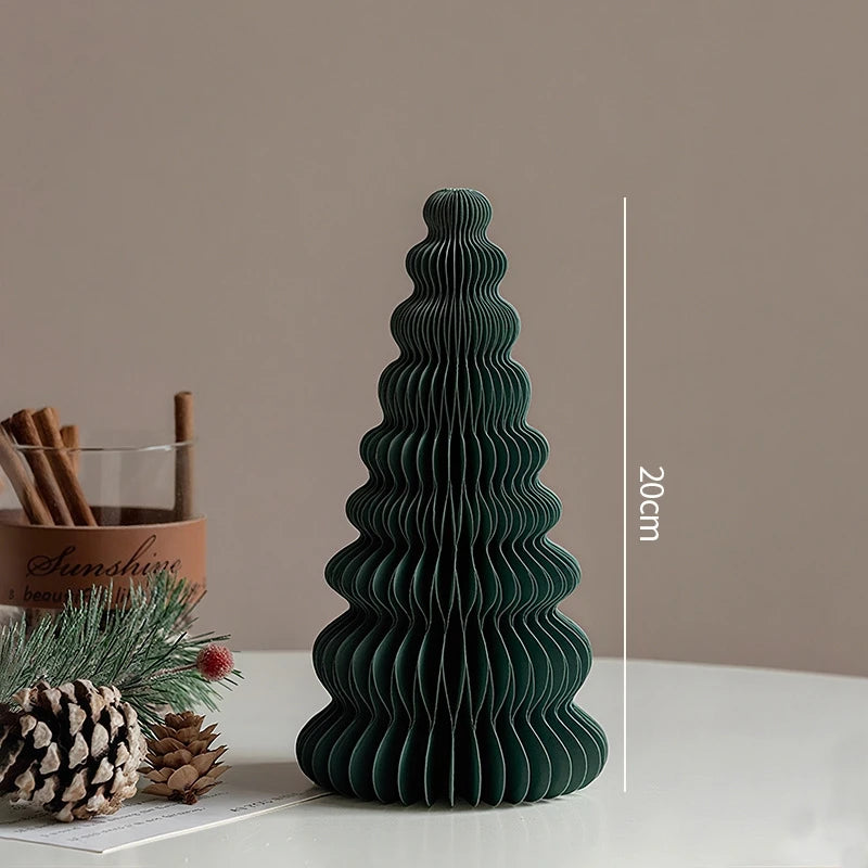 Foldable Paper Honeycomb Christmas Tree