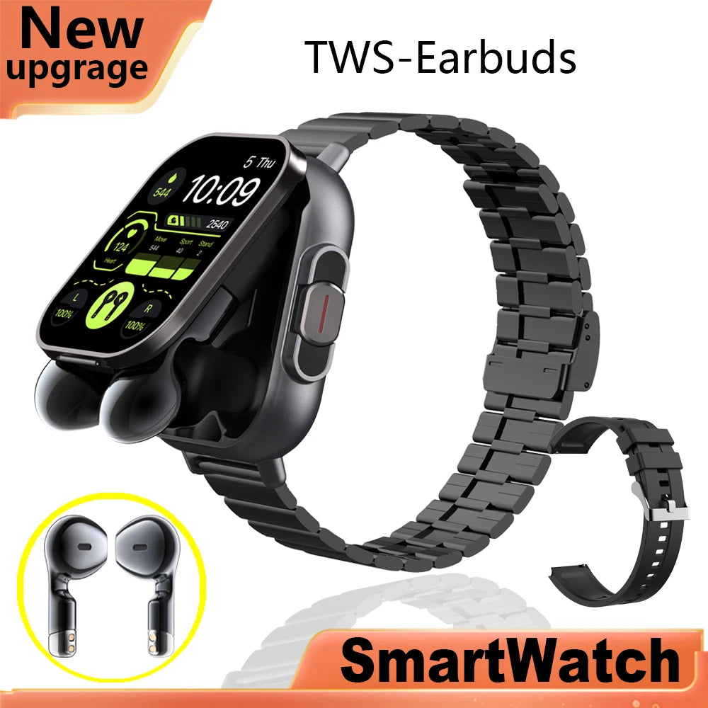 2 in 1 Smartwatch With Earbuds