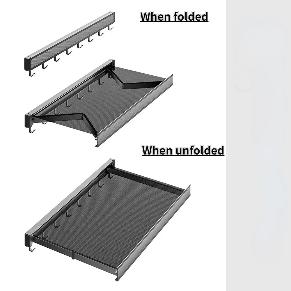 Retractable Clothes Drying Rack