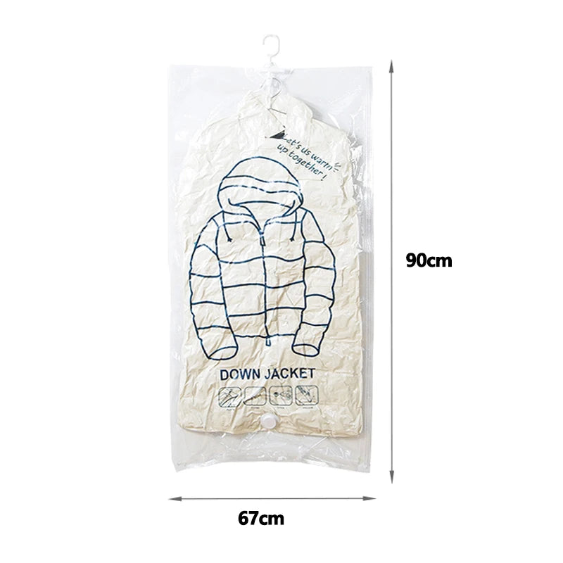 Hanging Space Saver Compression Storage Bag