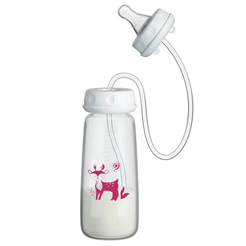 Hands Free Baby Feeding Bottle
