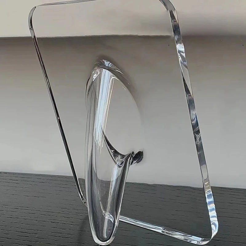 Acrylic Floral Photo Frame Vase