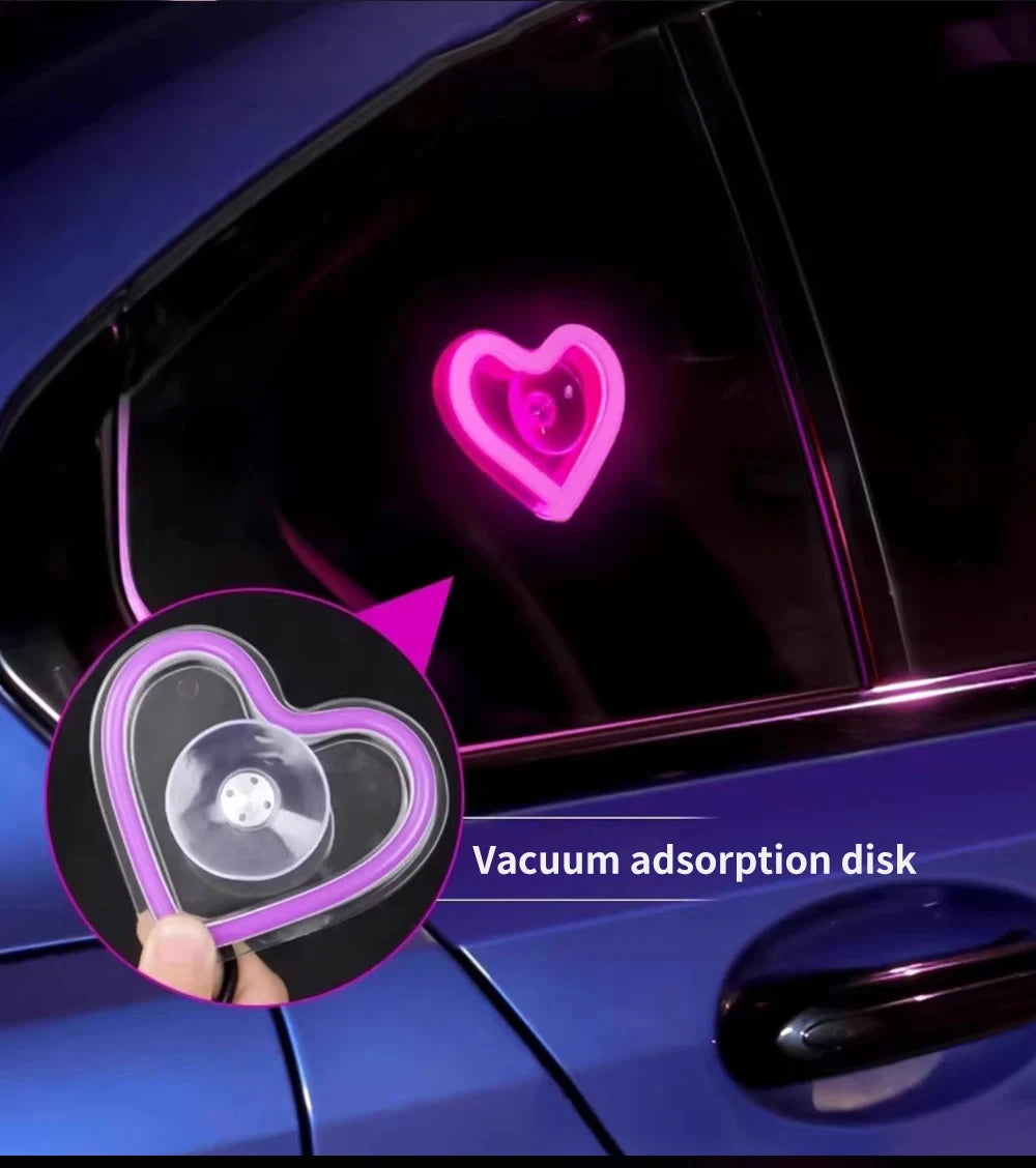 Glow Heart RC Neon Light