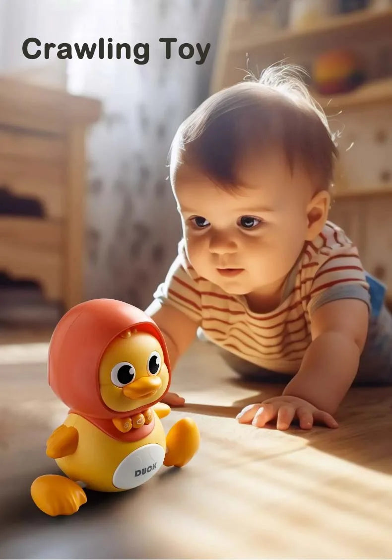 Interactive Musical Crawling Duck Toy