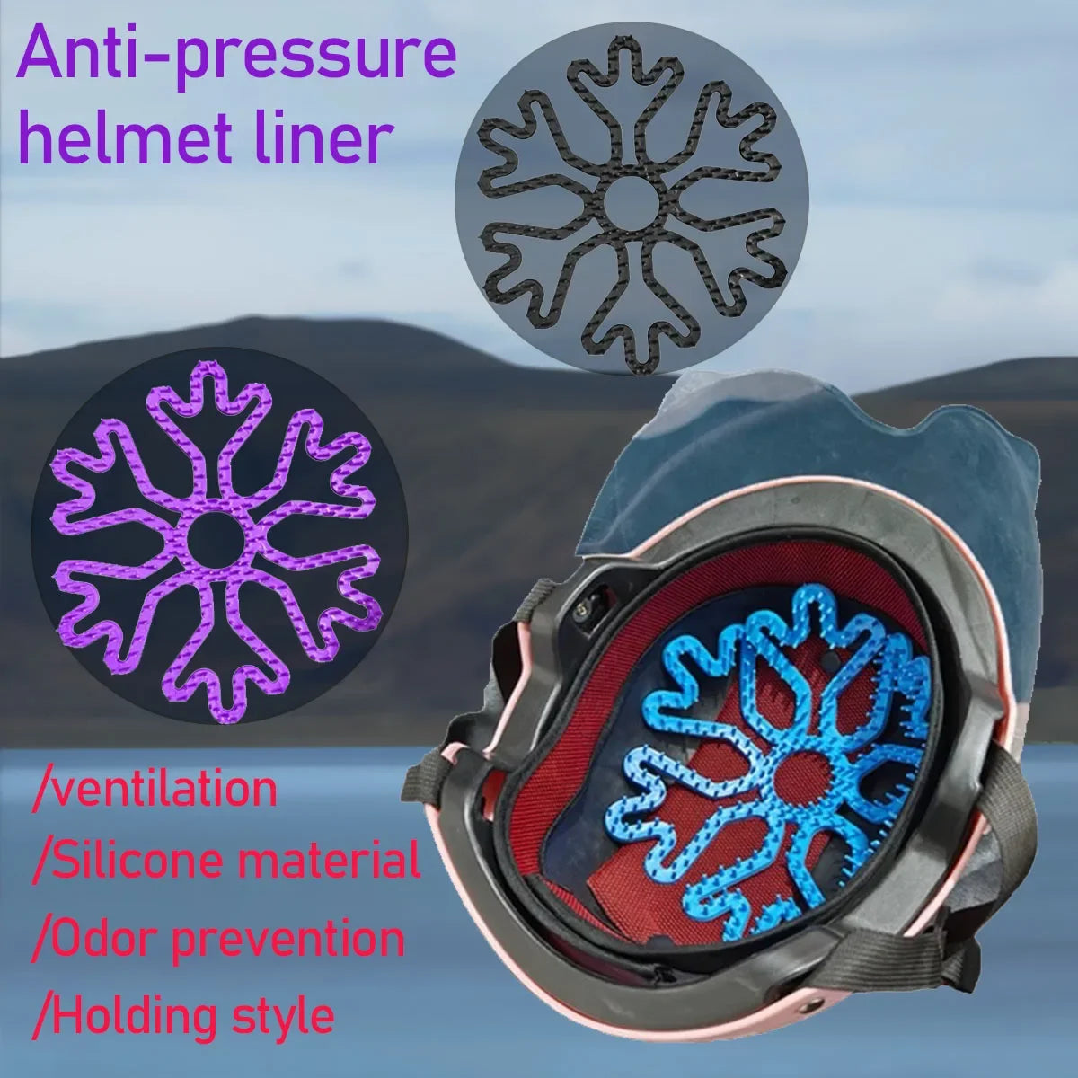 Heat-Dissipating Helmet Liner