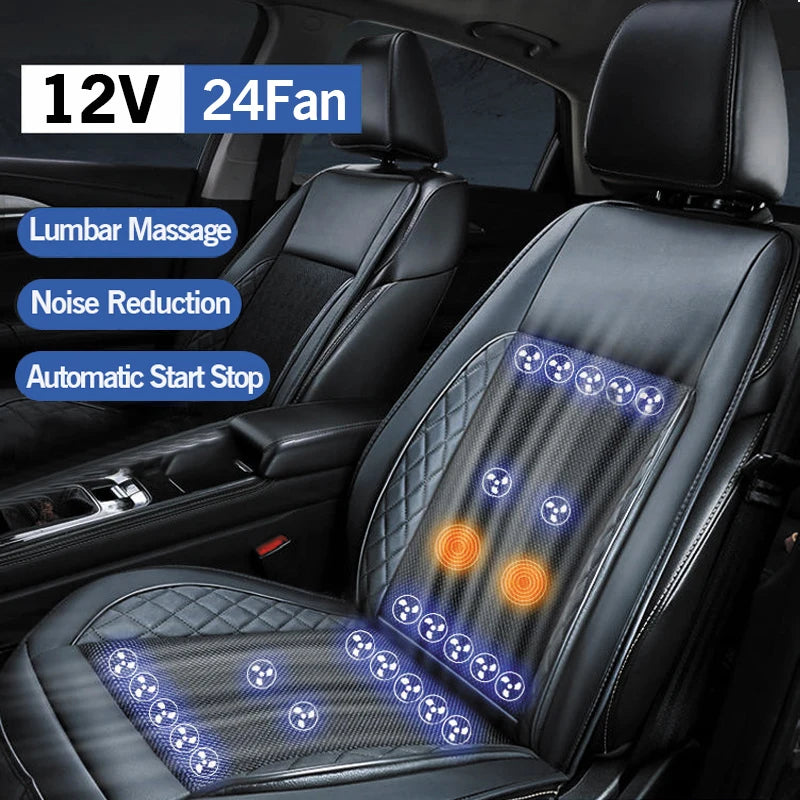 2 in 1 Car Chill & Massage seat cover
